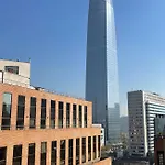 Apartament Condo Amueblado, El Golf, Las Condes Santiago con vista al Costanera Center