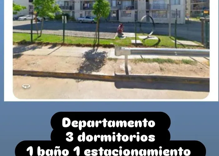 Departamento 3 Dormitorios 1 Bano Cerca Aeropuerto Internacional Pudahuel Santiago Chile