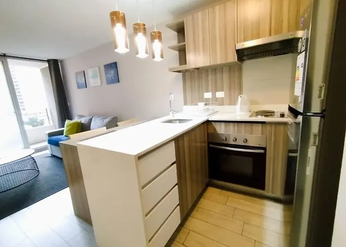 Fabuloso Departamento Cercano A Metro Santa Lucia