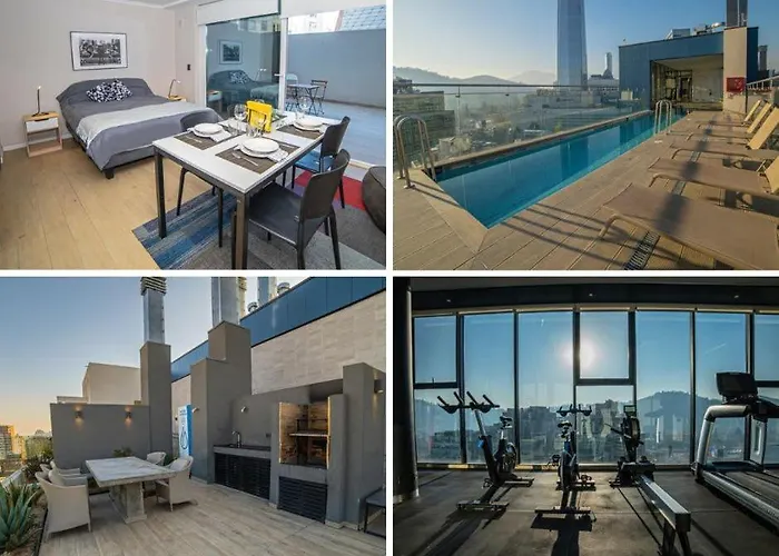 Alojamiento Con Terraza Privada En Providencia