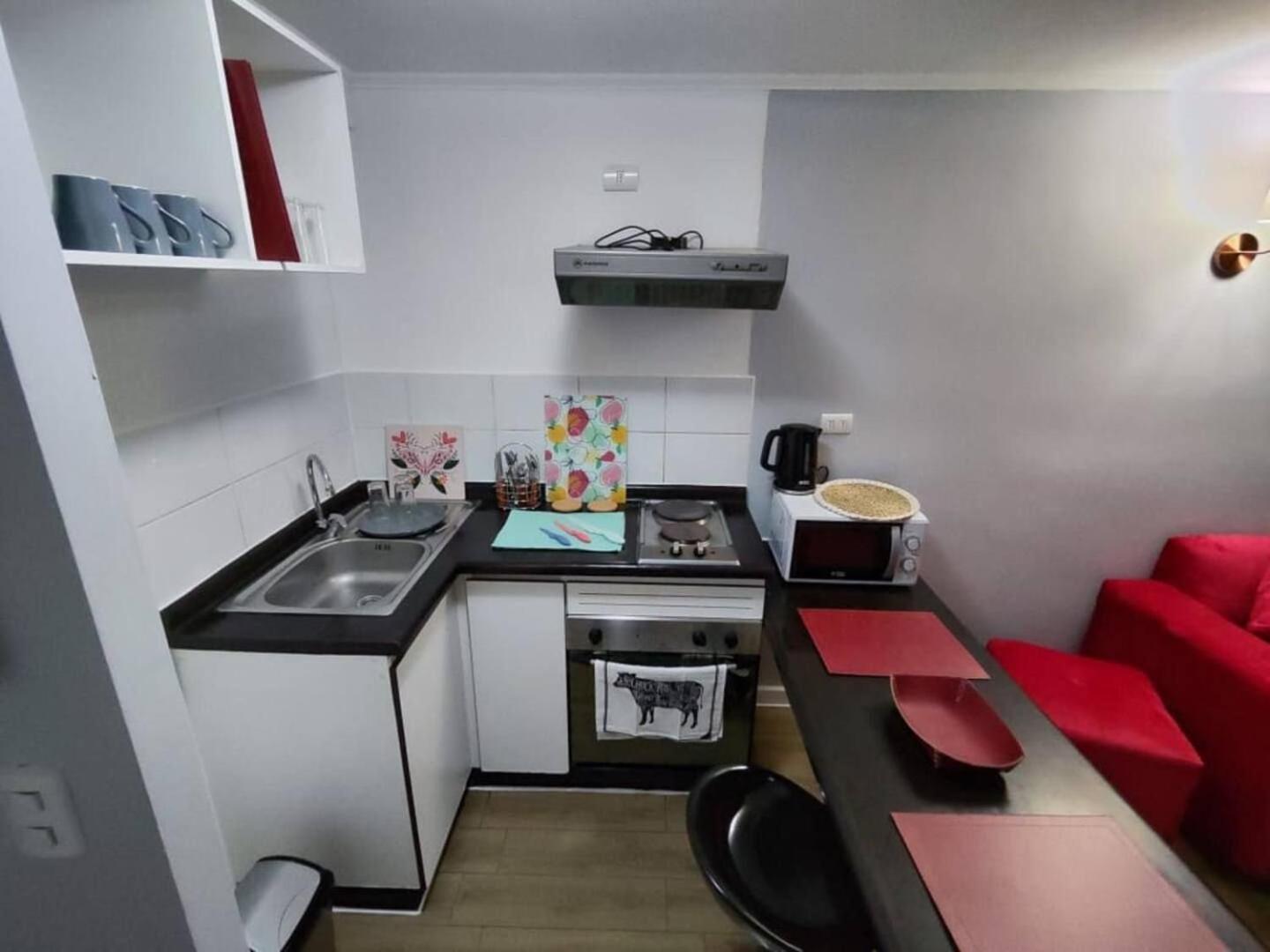 Apartamento Lindo Y Comodo Departamento A Pasos Del Metro Santiago