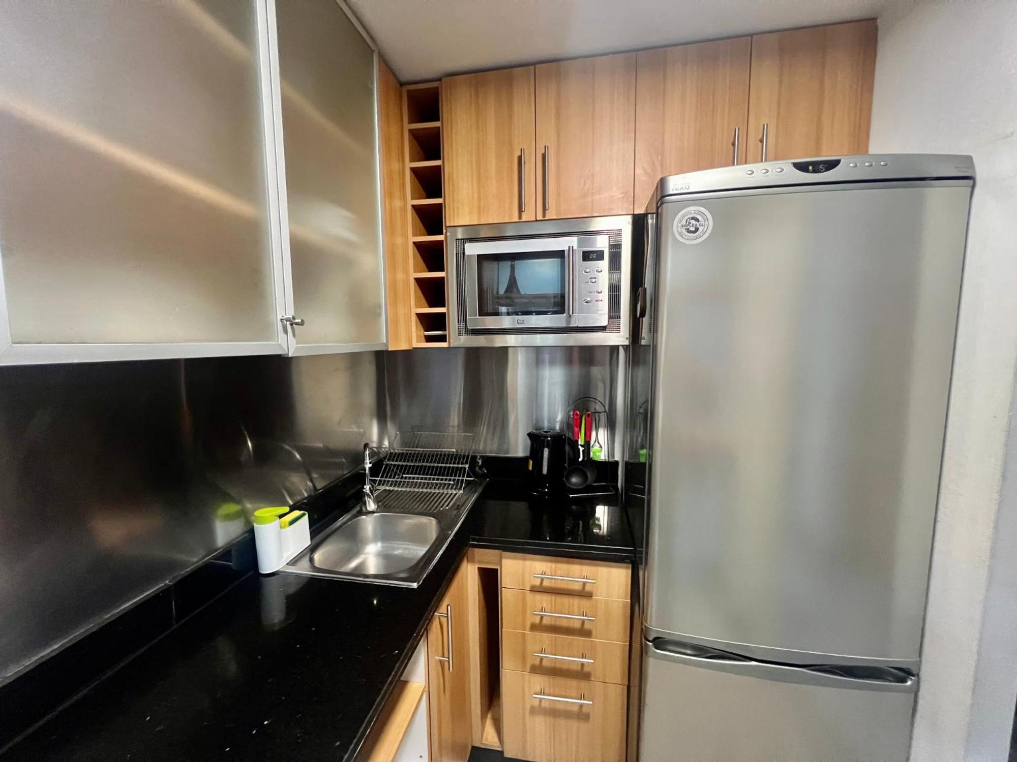 Confortable Departamento A Pasos De Escuela Militar 1 Dormitorio + 1 Persona Extra Apartamento