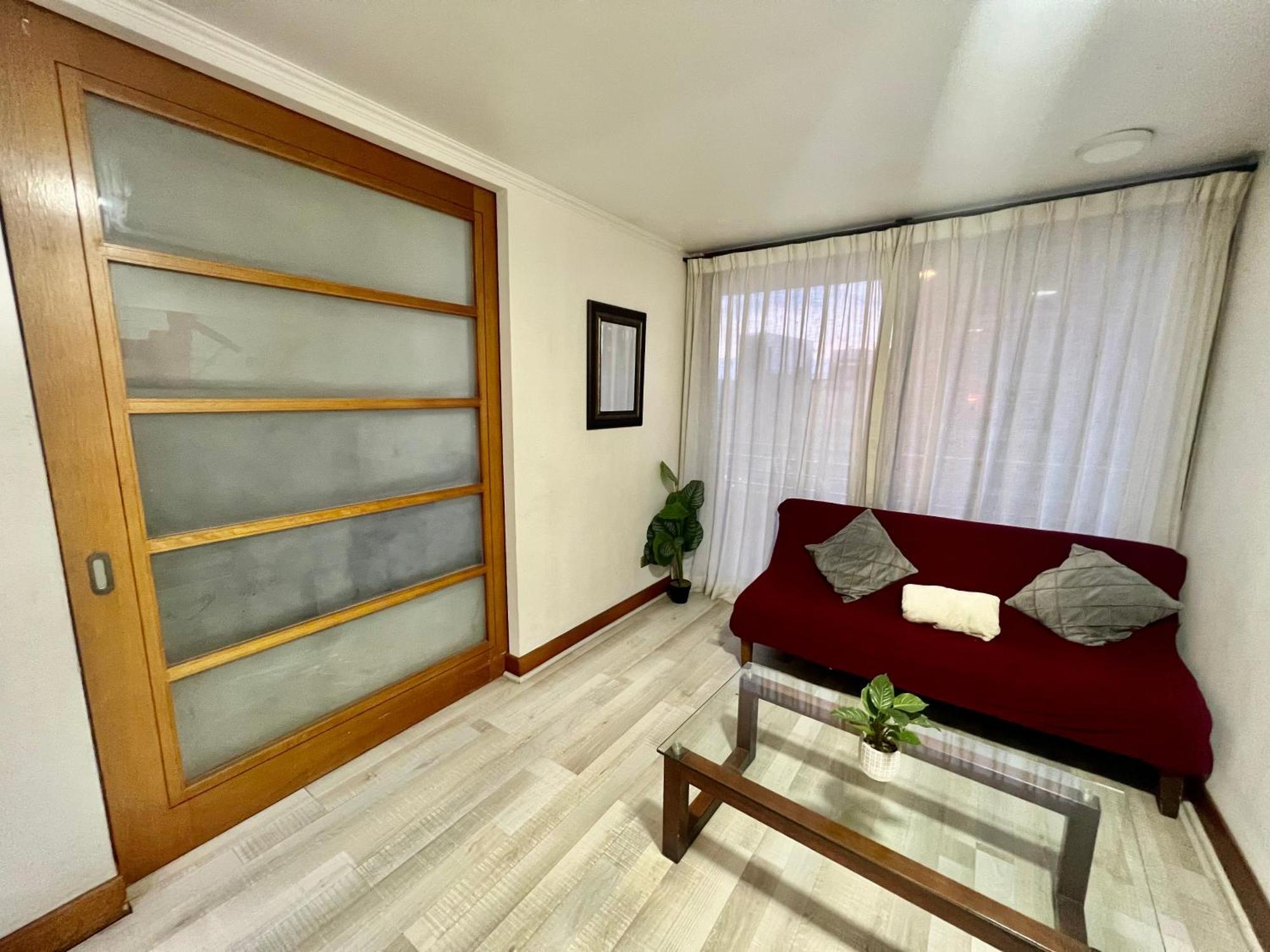 Apartamento Confortable Departamento A Pasos De Escuela Militar 1 Dormitorio + 1 Persona Extra Santiago de Chile