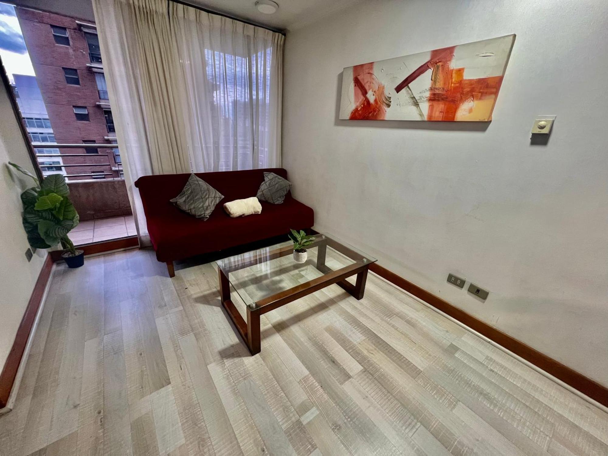 Apartamento Confortable Departamento A Pasos De Escuela Militar 1 Dormitorio + 1 Persona Extra Santiago de Chile