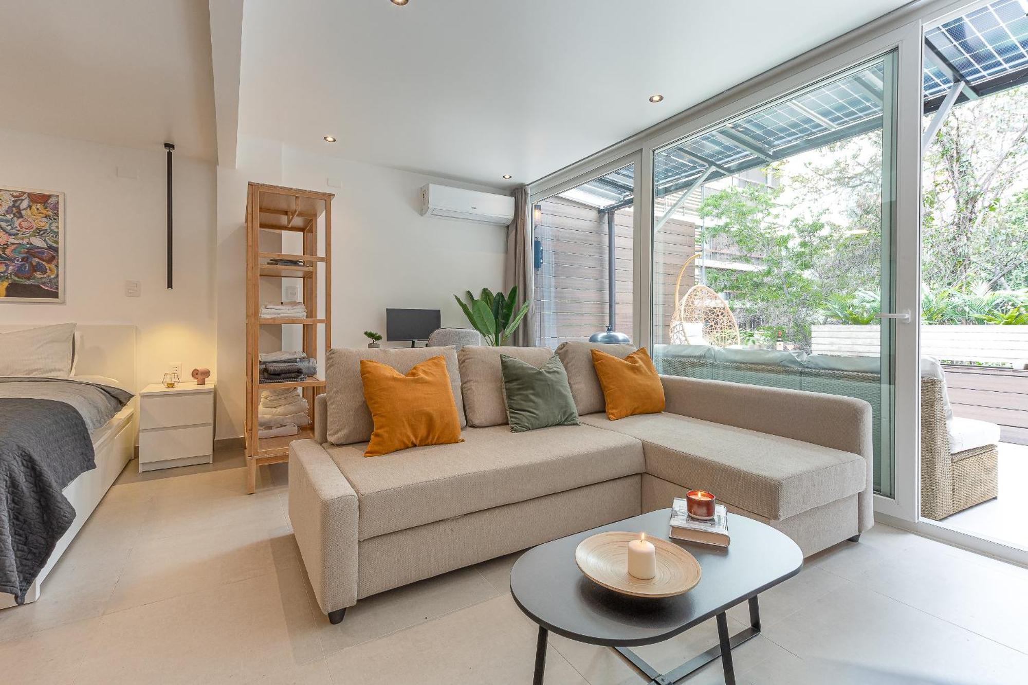 King-size Bed With Terrace And Air Conditioning! Apartamento *