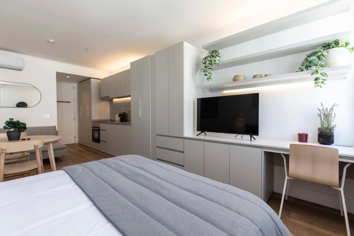 Hom I Encantador Departamento Estudio En Centro Apartamento