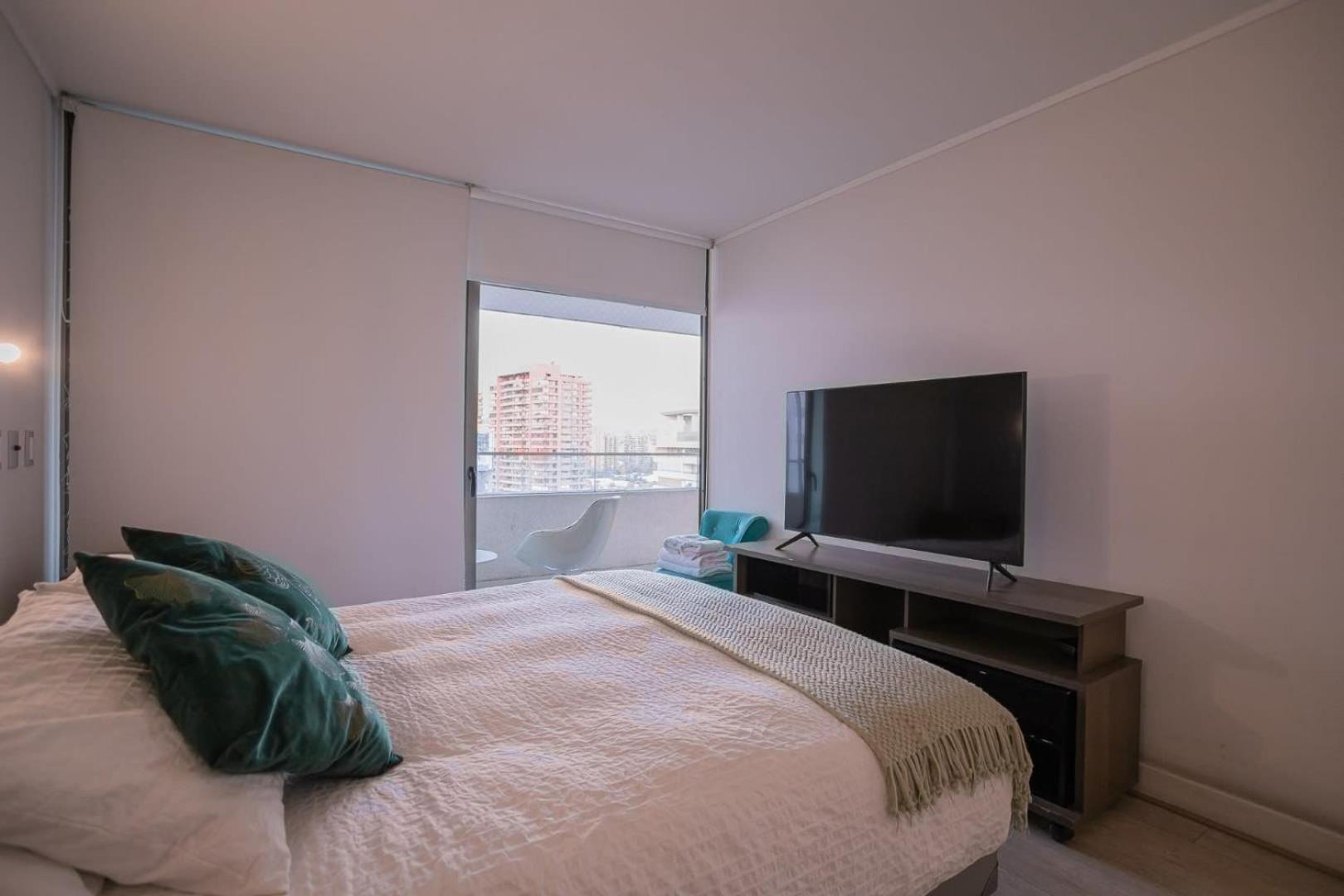Premium 2br 2ba Parque Arauco - Balcon Con Malla Apartamento