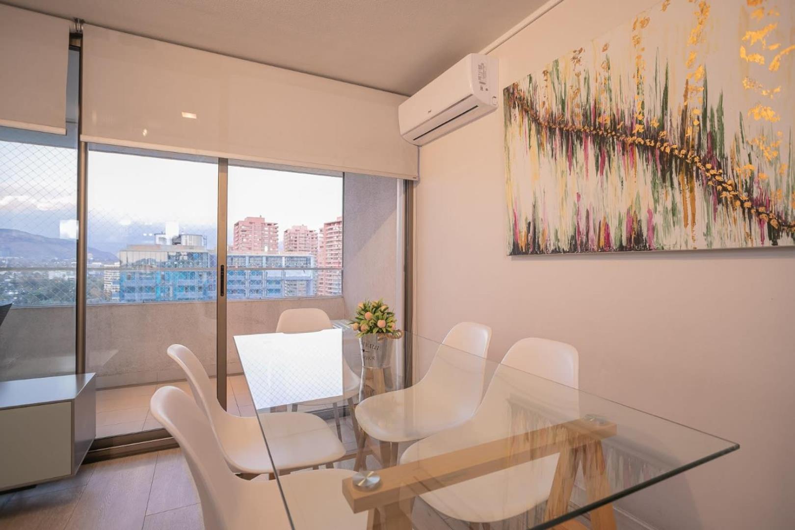 Premium 2br 2ba Parque Arauco - Balcon Con Malla Apartment *