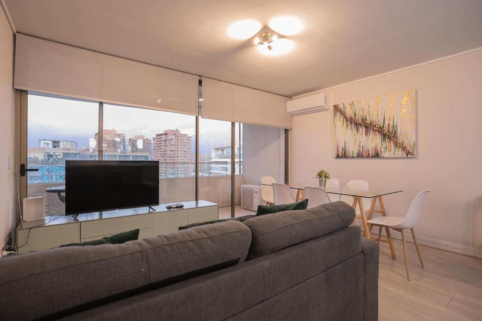 Premium 2br 2ba Parque Arauco - Balcon Con Malla *