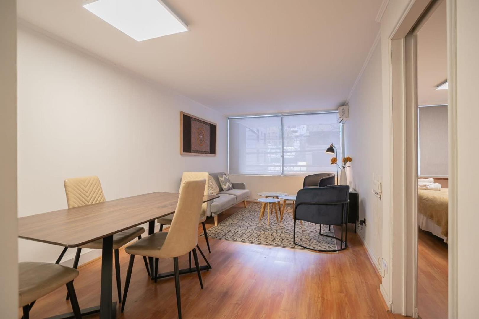 Descansa Con Estilo Cerca Del Costanera Center Apartamento