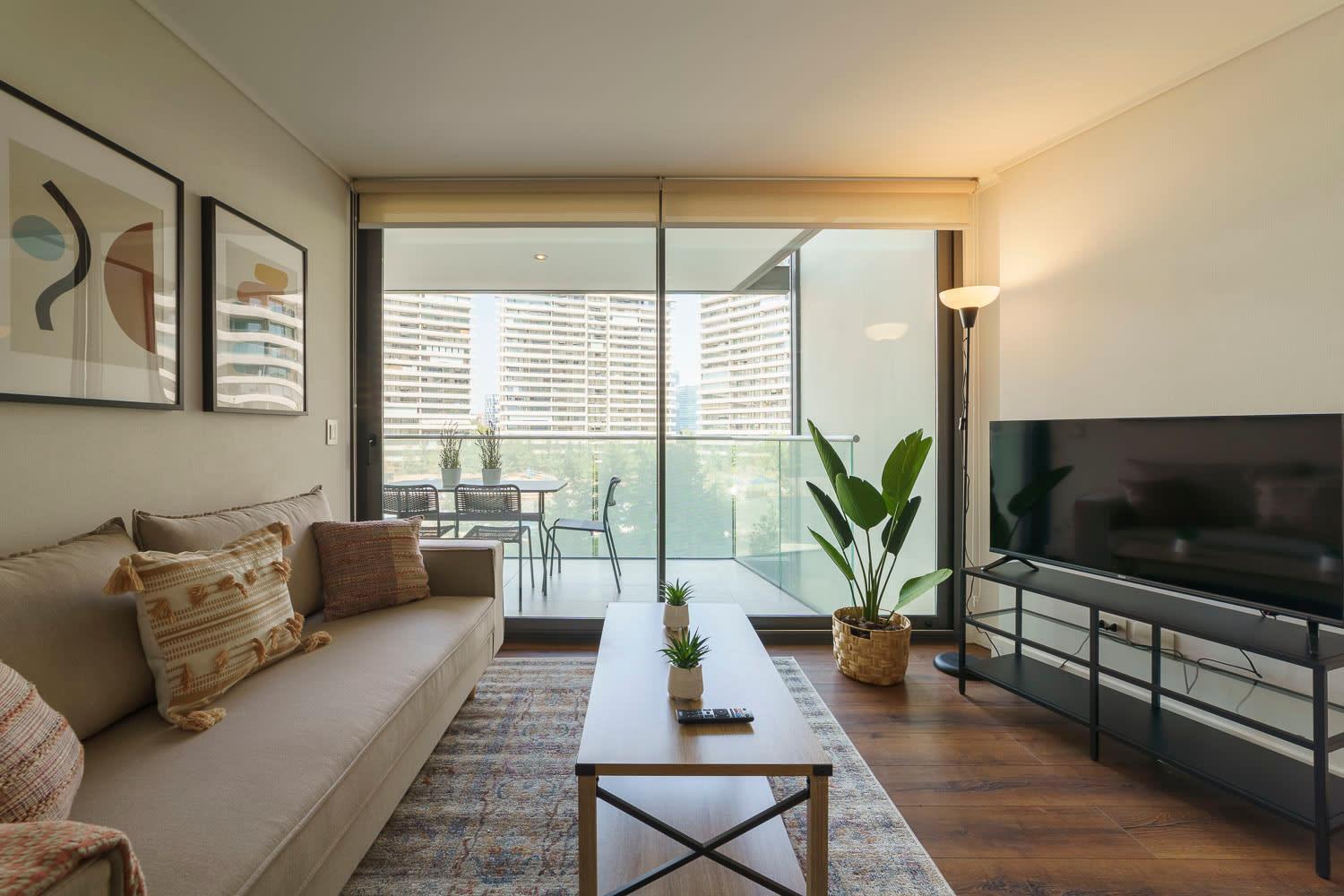 Apartamento Comodidad Y Lujo Fusionados En Las Condes *