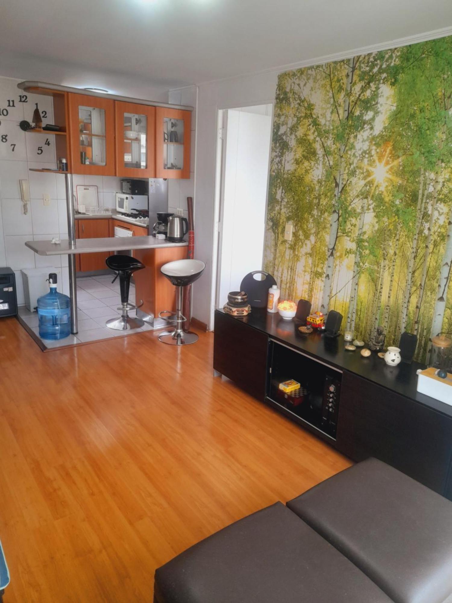 Apartamento Departamento En Metro Heroes Santiago