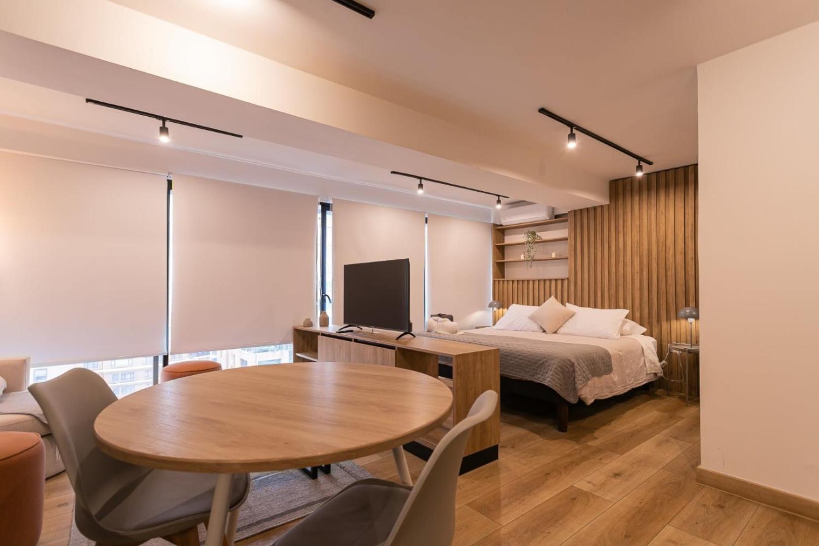 Apartamento Vive La Modernidad Estudio En Barrio El Golf Santiago de Chile