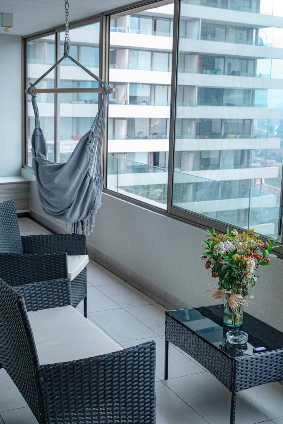 Departamento En Condes Premium Parque Arauco Con Aire Acondicionado Apartamento *