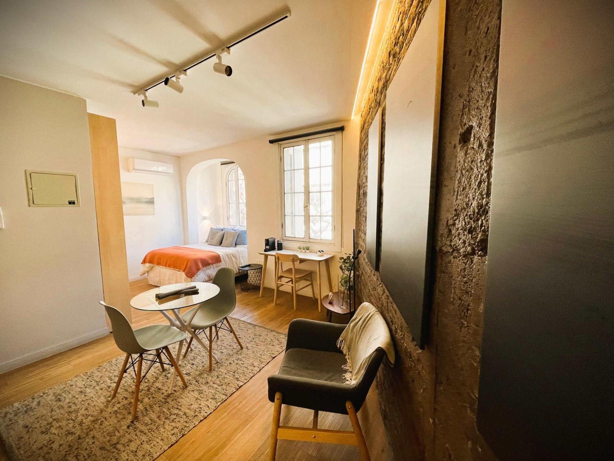 Hom I Amplio Y Luminoso Departamento En Barrio Lastarria Apartamento *