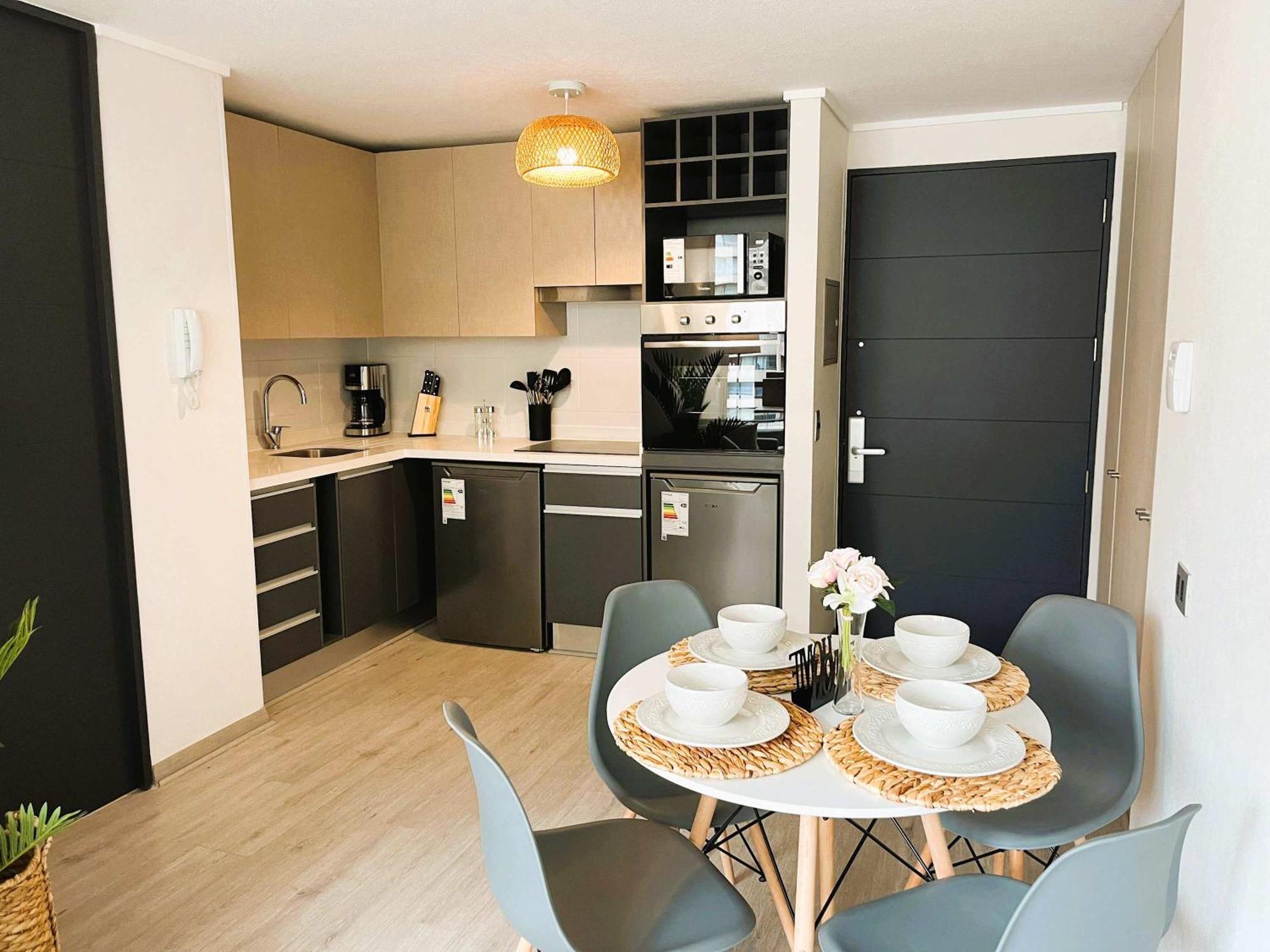 Apartamento Hom I Depto 4pax 2d2b A Estrenar En Centro Santiago de Chile