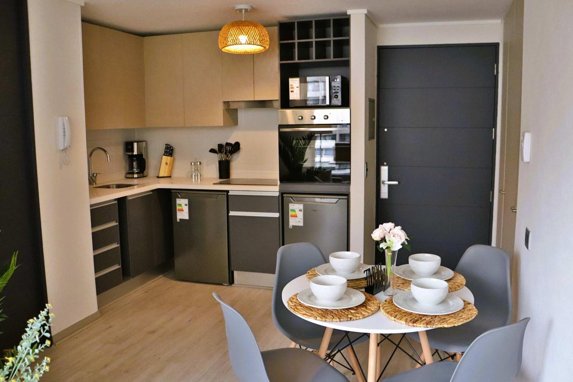 Hom I Depto 4pax 2d2b A Estrenar En Centro Apartamento Santiago de Chile