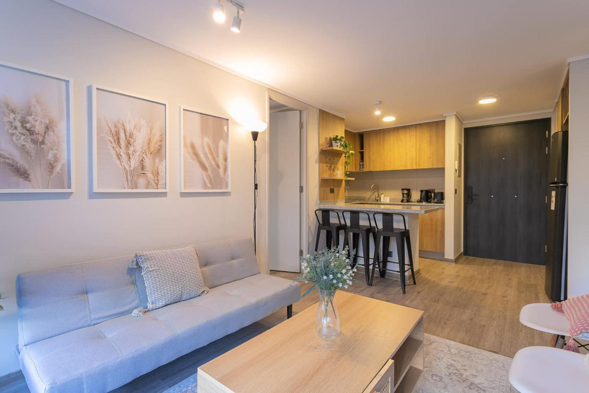 Apartamento Escape Urbano 2d2b Perfecto Aventureros Santiago de Chile