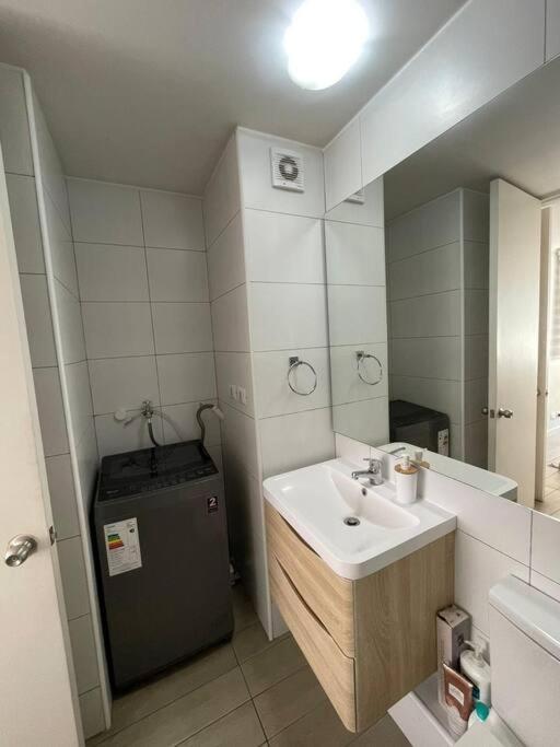 Apartamento Departamento Climatizado Parque Almagro Santiago