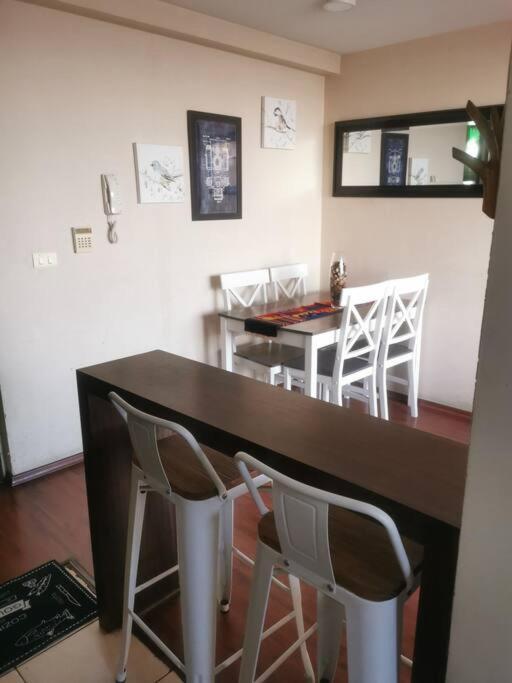 Apartamento Departamento 2 2 Banos Centro Cercano Aeropuerto Y Clinicas Destacadas Santiago de Chile