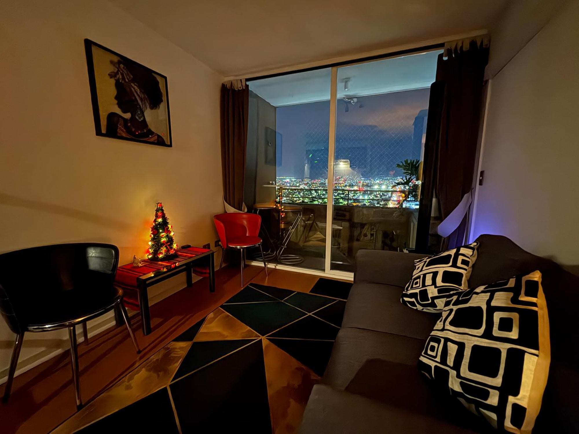 Apartamento Amazing View Of Con Calefaccion Y Estacionamiento Interior Santiago de Chile