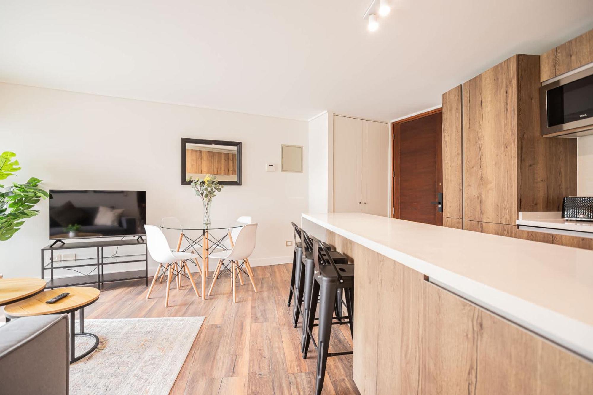 Apartamento Lujo Y Espacio En El Corazon Del Parque Araucano Santiago de Chile