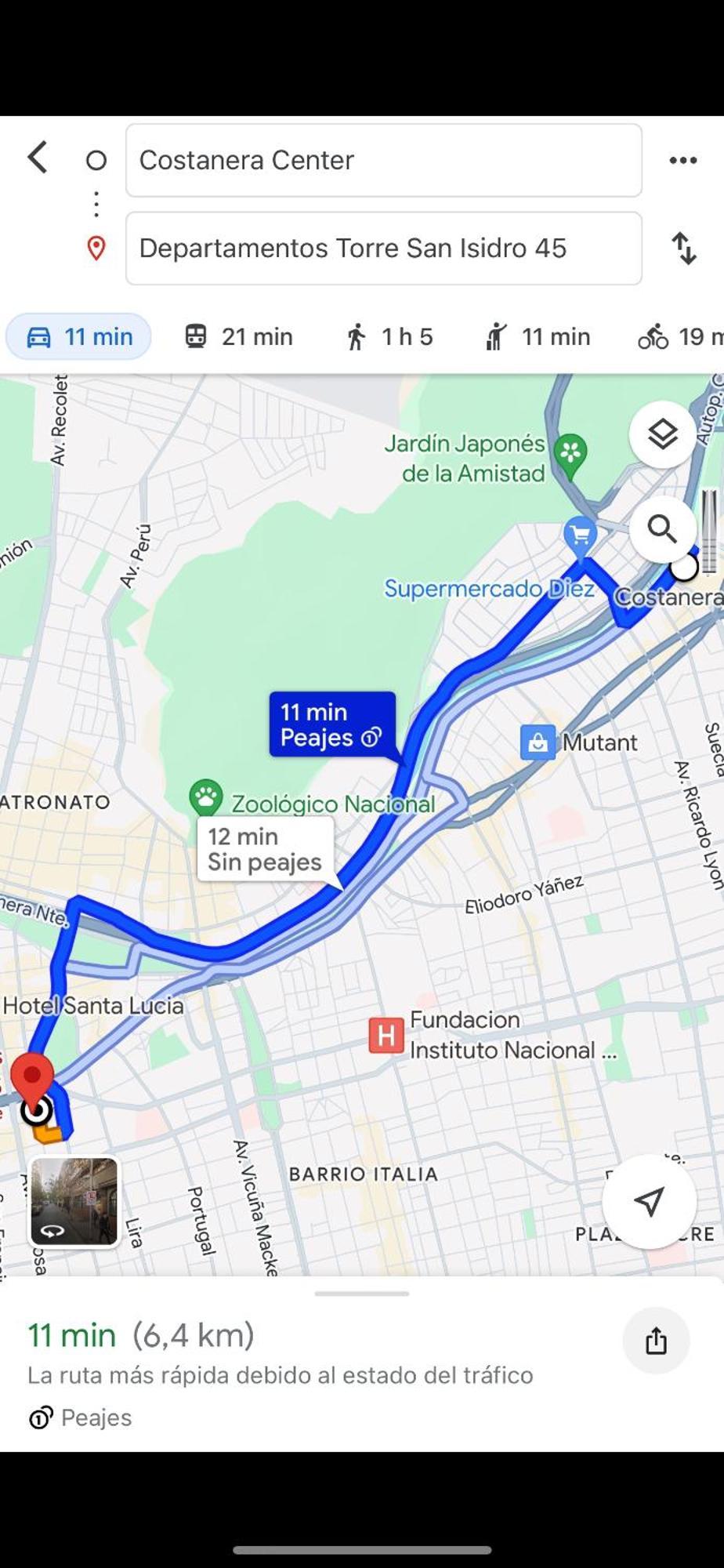 1asalida Estacion Metro Santa Lucia Apartamento Santiago