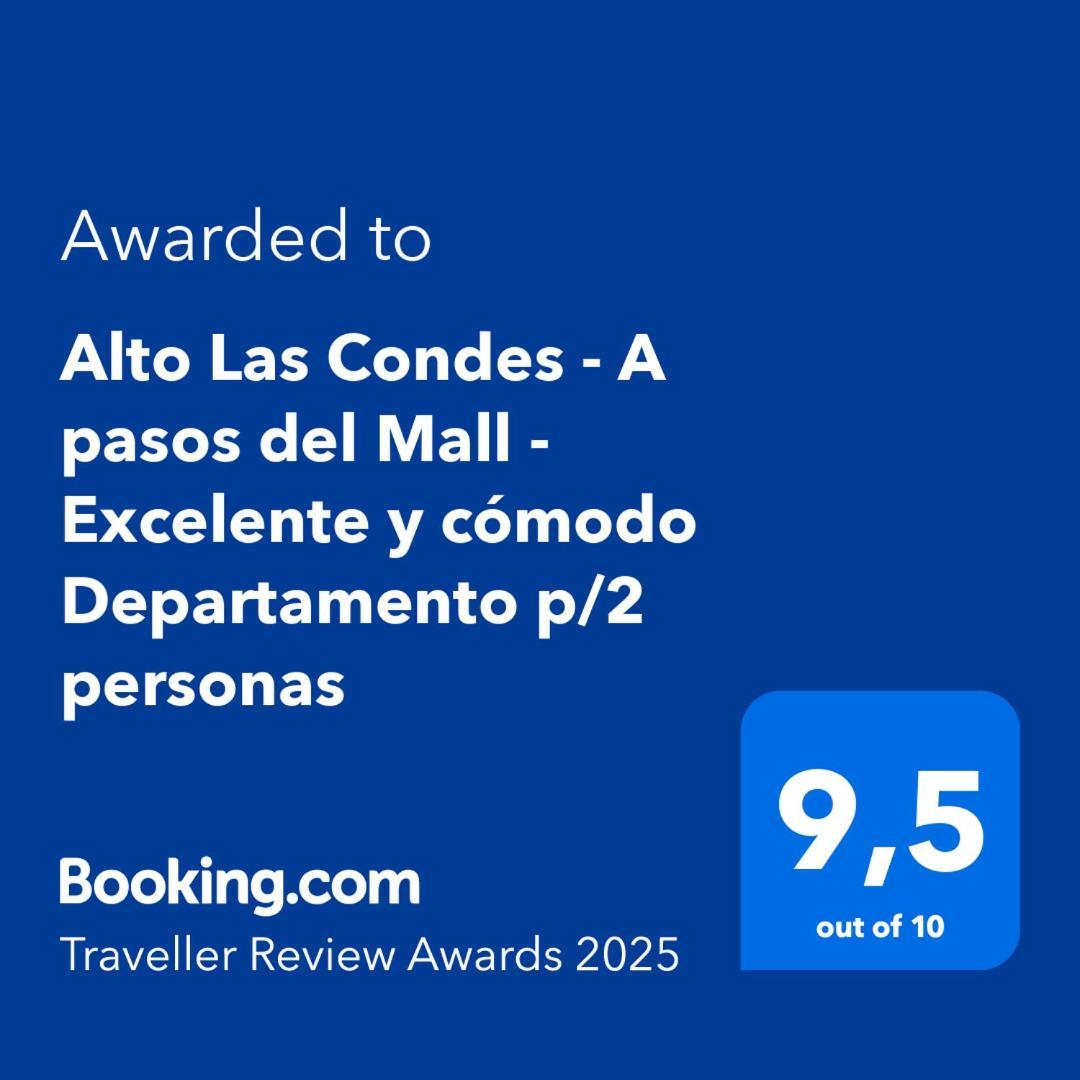 Apartamento Alto Condes - A Pasos Del Mall - Excelente Y Comodo Departamento P/2 Personas Santiago de Chile