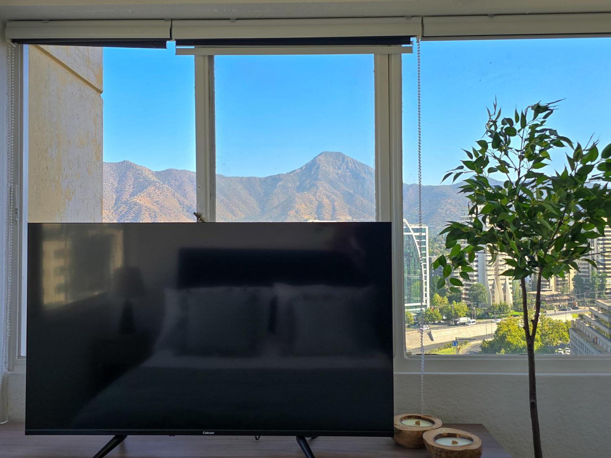 Apartamento Vista Increible A Pasos Del Parque Arauco Santiago de Chile