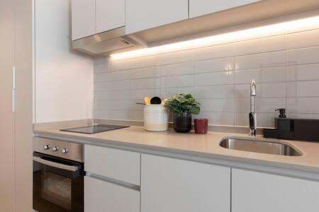Hom I Moderno Estudio Junto Al Metro Republica Apartamento *
