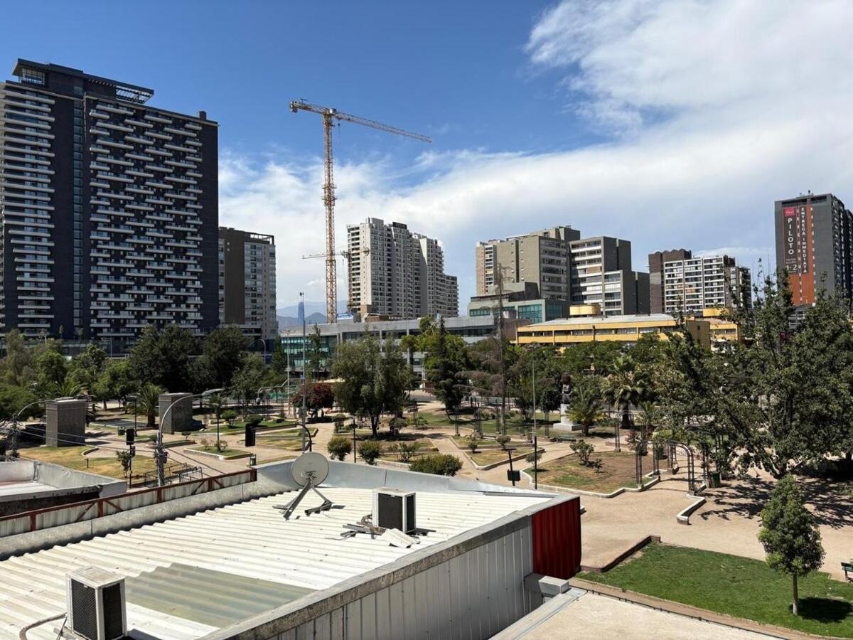 Apartamento Bustamante, Aire Acondicionado, Metro Irarrazaval Linea 5 Y 3, 7 Minutos A Estadio Nacional