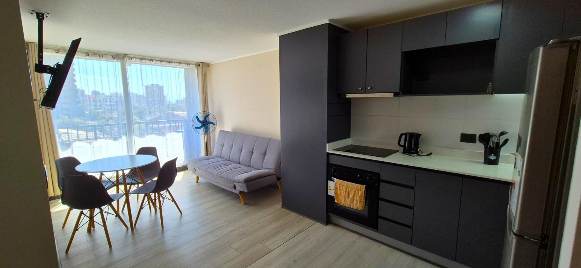 Apartamento Departamento 2d1b Nunoa Estadio Nacional Piso 6