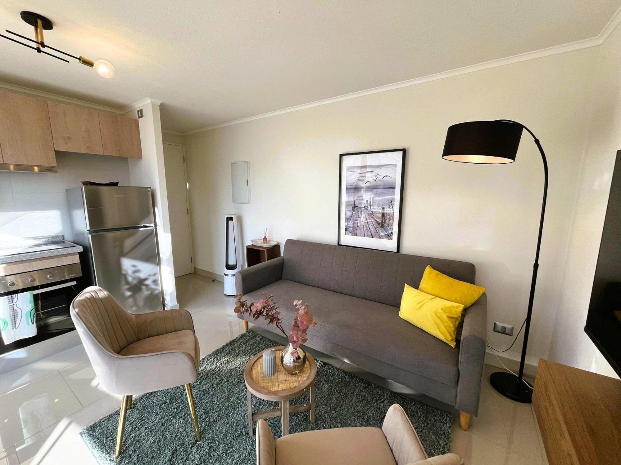 Apartamento Hom I Depto A Estrenar 1d1b Santa Isabel *