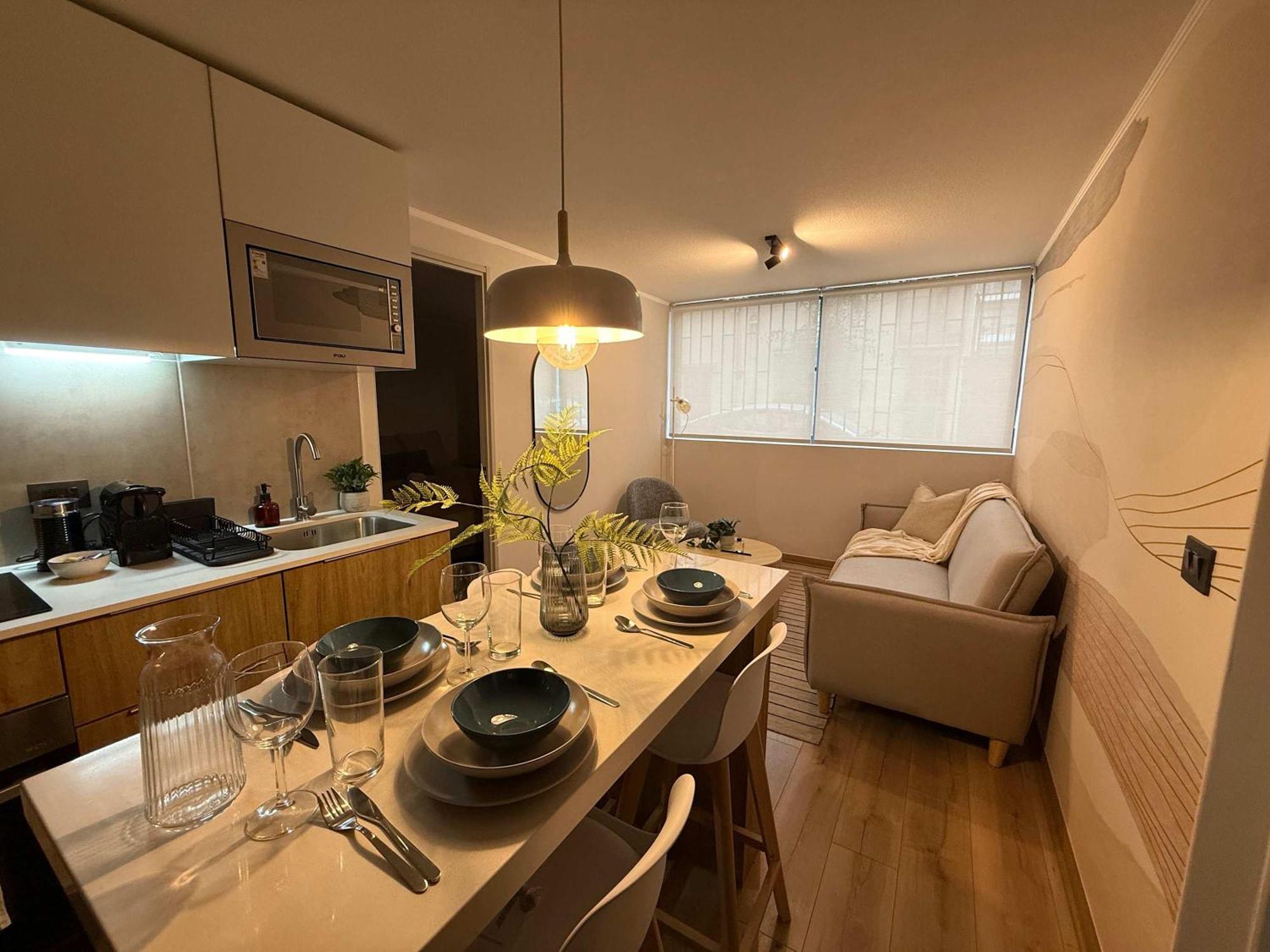 Hom I Acogedor Depto 4pax 2d2b Callemarin Apartamento *