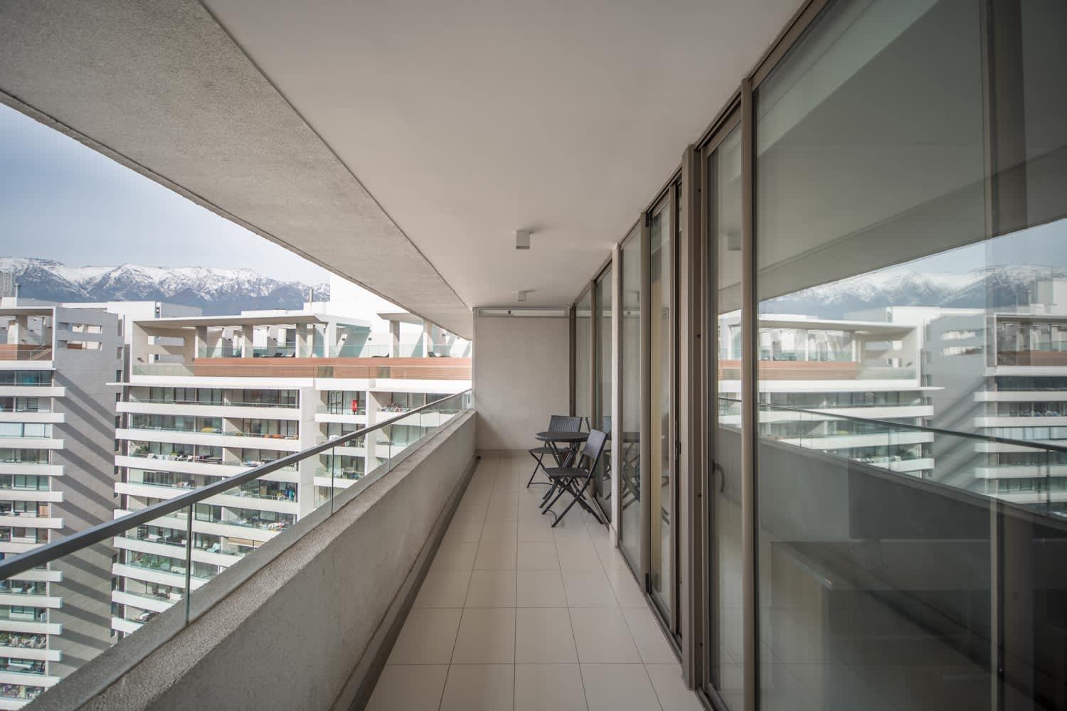 Premium 2br 2ba Parque Arauco - Balcon Con Malla Apartamento