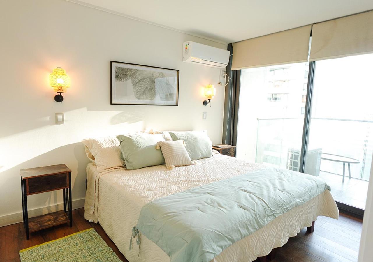 Apartamento Depto Premium A Pasos Del Parque Arauco Con Aire Acondicionado *
