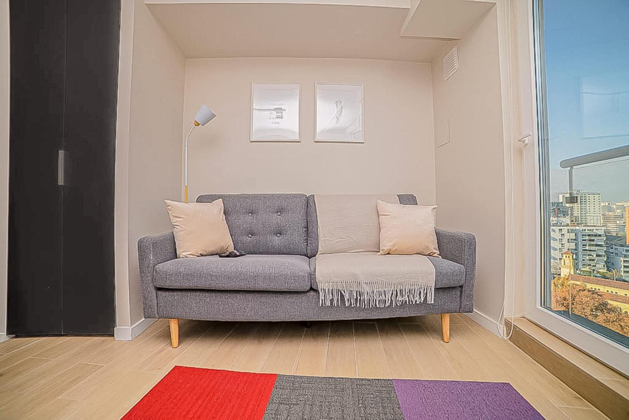 Apartamento Estilo Industrial En Un Comodo Departamento