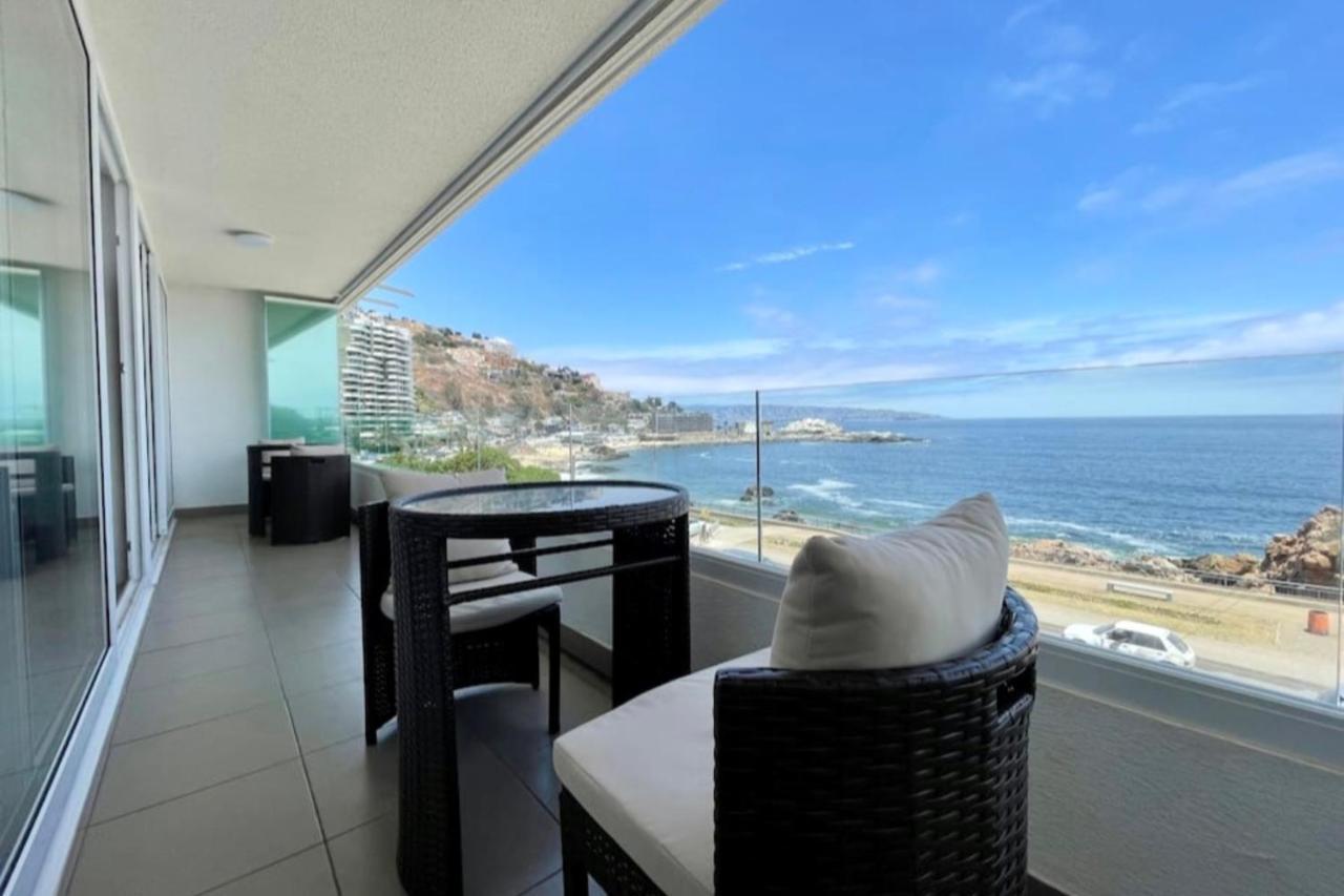 En Playa Renaca Del Mar Chile Con Vista Al Mar Apartamento *