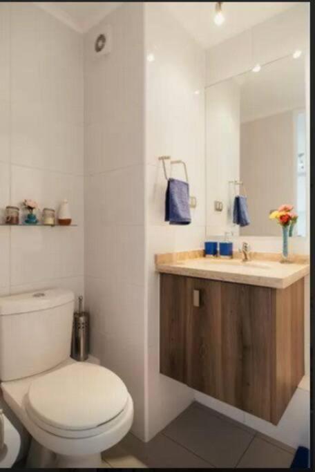 Apartamento Vista A Cerro Santa Lucia Con Aire Acondicionado *
