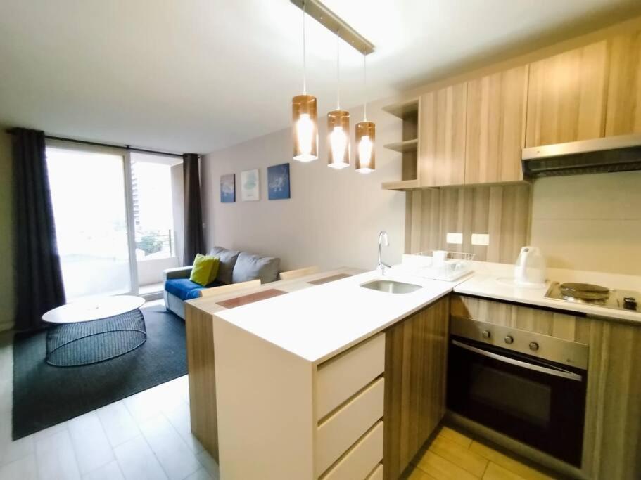 Fabuloso Departamento Cercano A Metro Santa Lucia Santiago