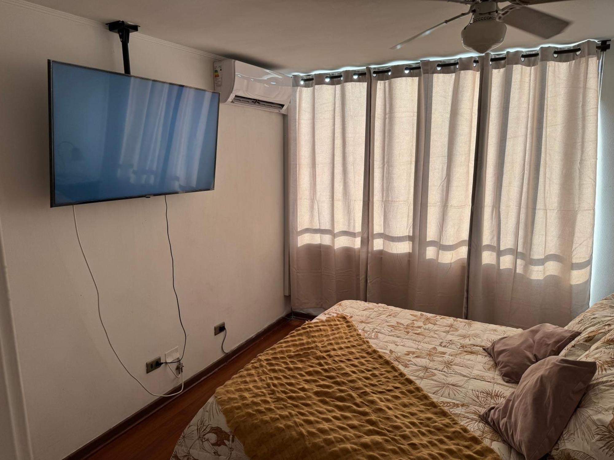 Apartamento Acogedor Depto Excelente Vista, A/c Santiago