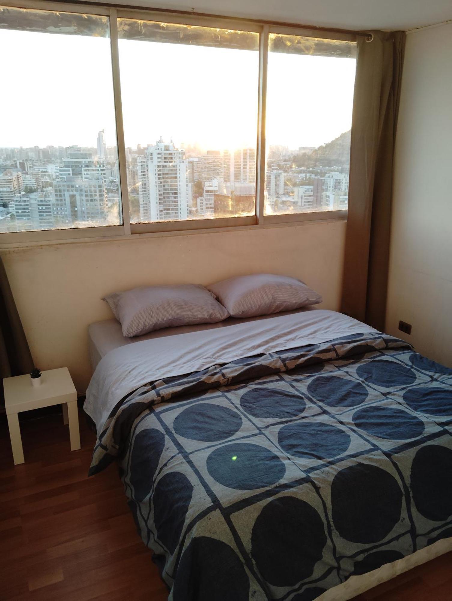 Grande Con Cama Matrimonial En Departamento Compartido - Providencia * Santiago