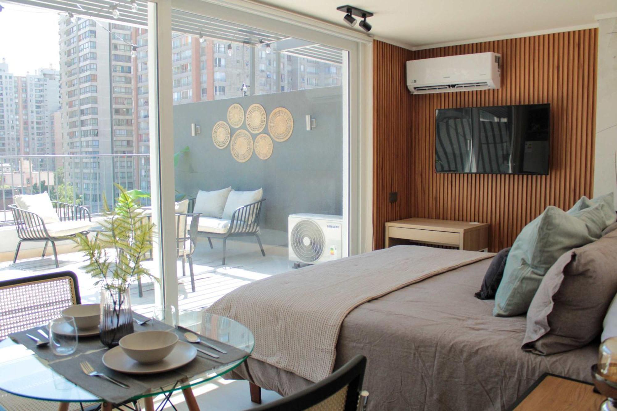 Apartamento Hom I Exclusivo 2pax En Eleuterio Santiago de Chile